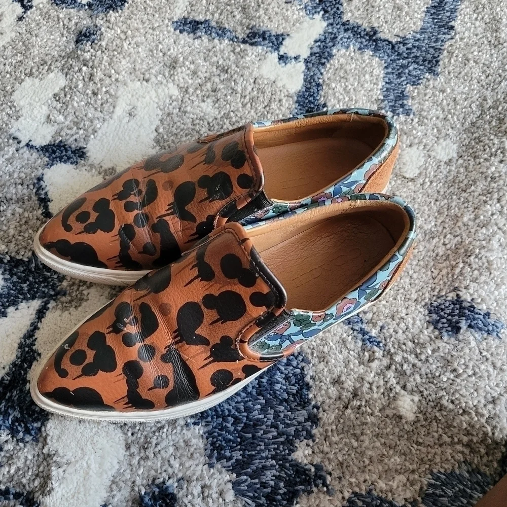 Coach wildbeast napa slip on sneakers brown/mist
